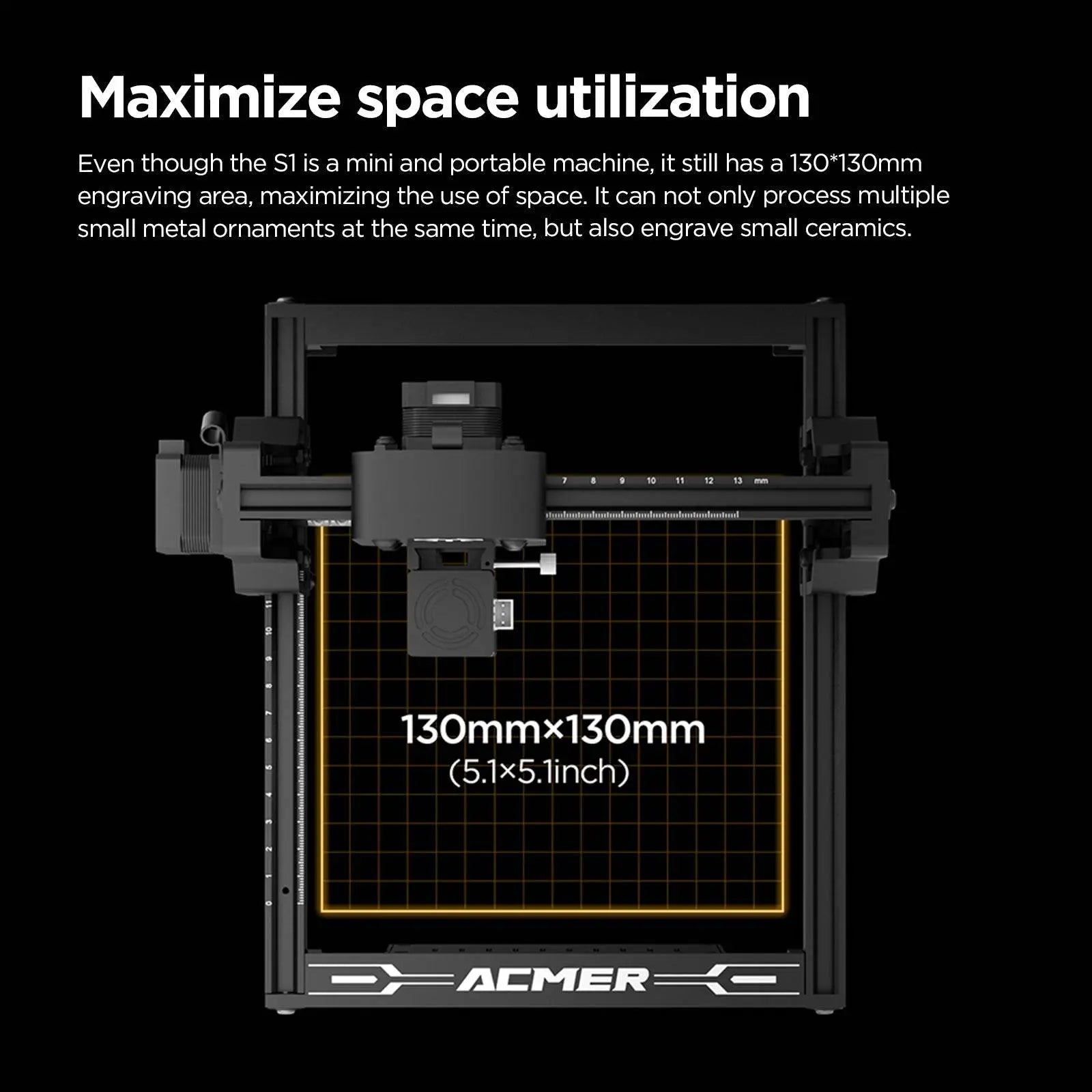 ACMER S1 Portable Laser Engraver Mini Machine - Micflip