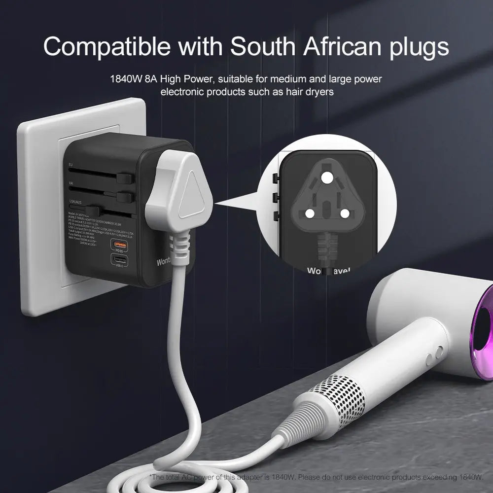 Globetrotter's Essential Charger - All-in-One Power Hub (35w) - Micflip