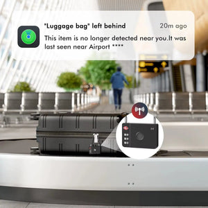 Mili Milock Smart GPS Tracker: TSA Approved Luggage Lock with Apple Find My Integration for Hassle-Free Travel