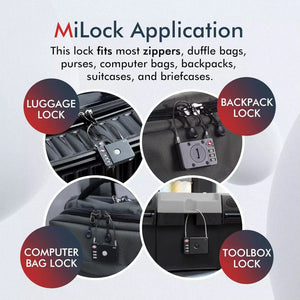 Mili Milock Smart GPS Tracker: TSA Approved Luggage Lock with Apple Find My Integration for Hassle-Free Travel