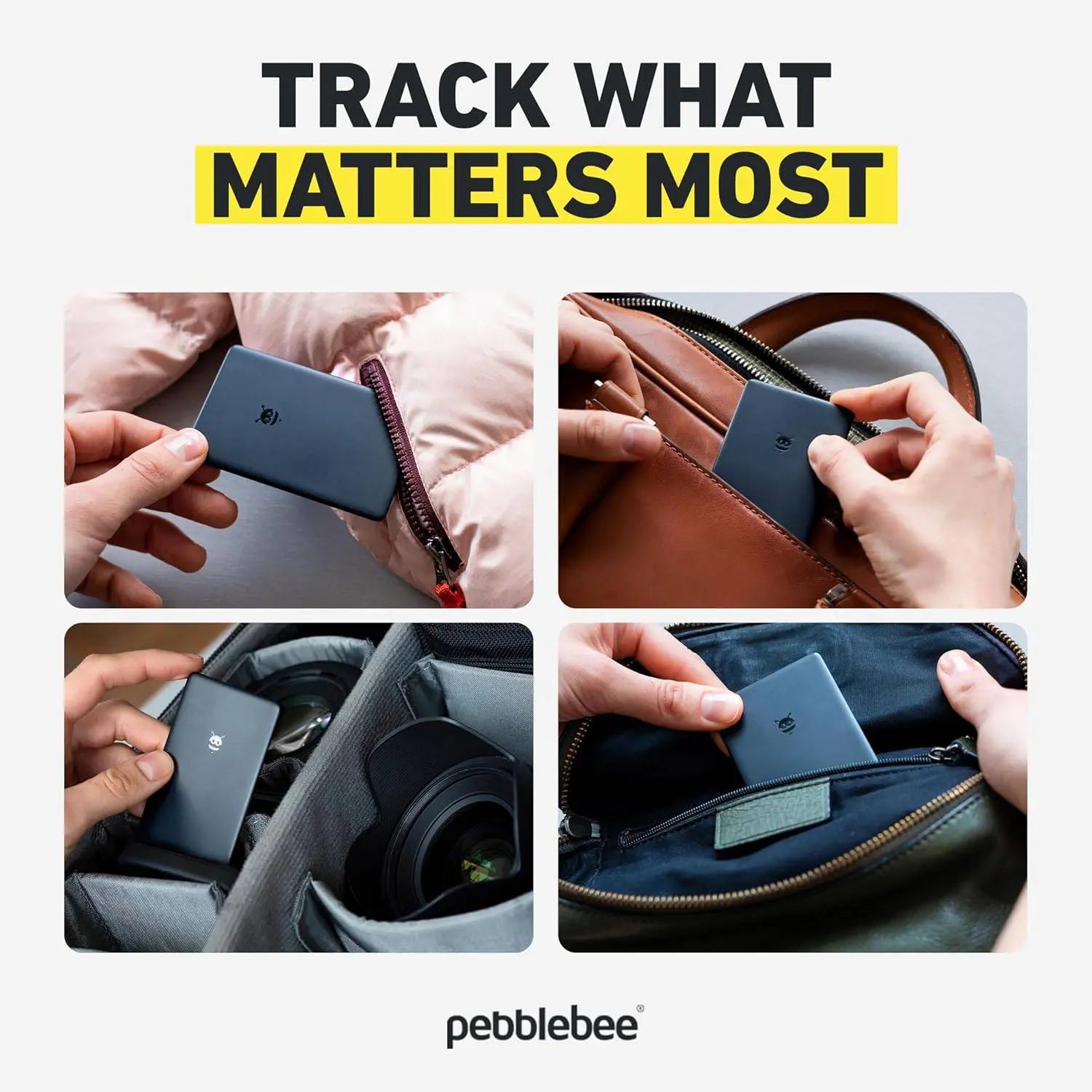 Pebblebee Universal Card - Smart Tracker - Micflip