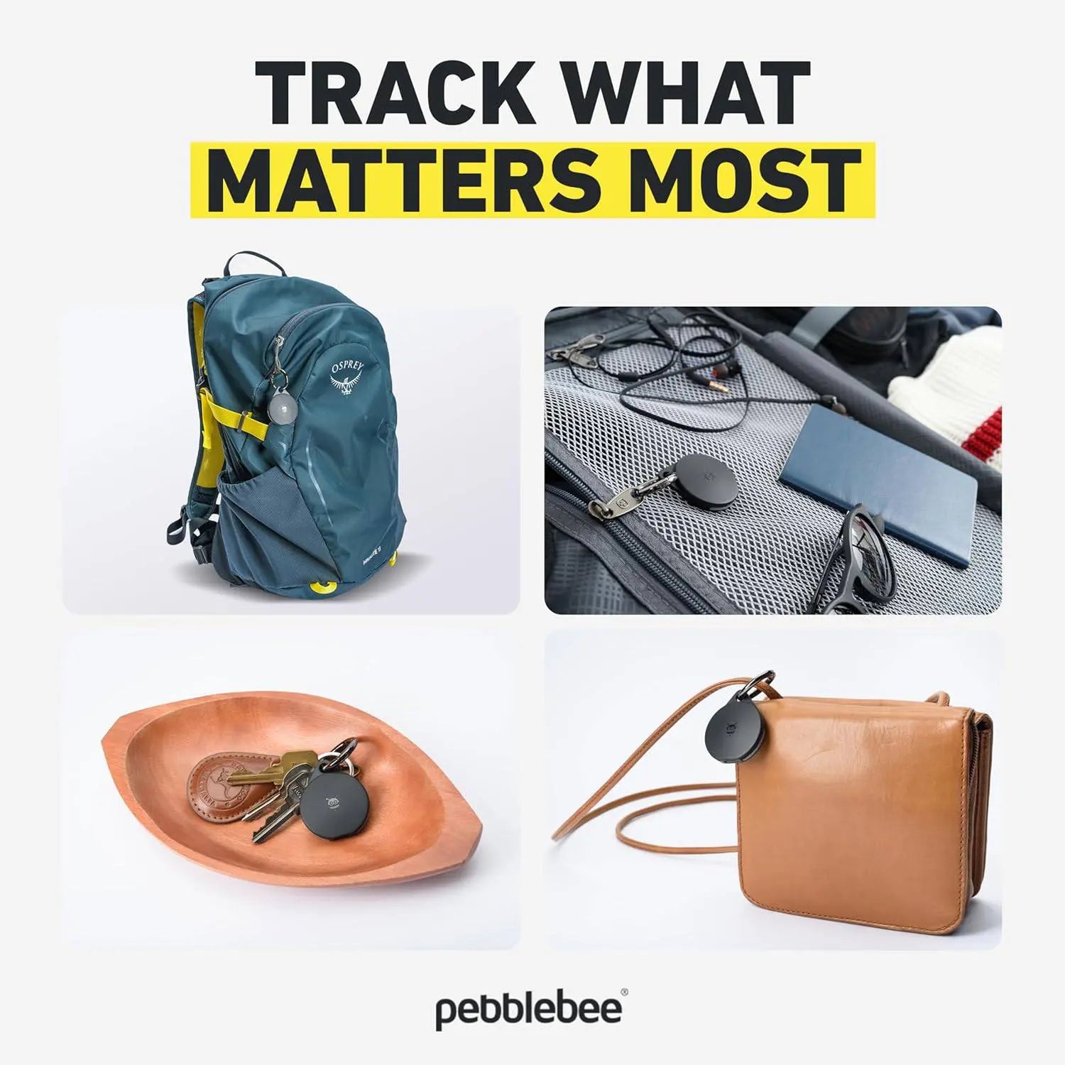 Pebblebee Universal Clip - Smart Tracker - Micflip