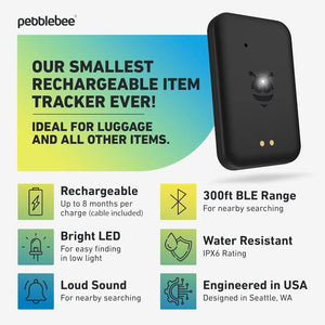 Pebblebee Universal Tag - Smart Tracker - Micflip