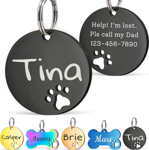 Pet Collar Engraved Tag - Micflip