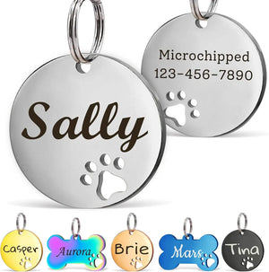 Pet Collar Engraved Tag - Micflip