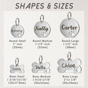 Pet Collar Engraved Tag - Micflip