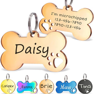 Pet Collar Engraved Tag - Micflip