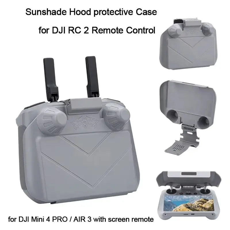 Screen Protector Shell for DJI Flip/Air 3S/AIR 3/Mini 4 Pro Drone RC2 Remote Control Sun Hood Sunshade Cover RC 2 Accessories